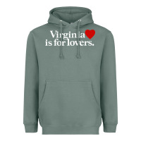 Sage VIRGINIA IS FOR LOVERS Heavyweight Hoodie - linhVisuals