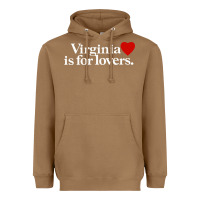Toasted Coconut VIRGINIA IS FOR LOVERS Heavyweight Hoodie - linhVisuals