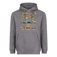 Storm construction excavator vehicle boys builder heavy equipment t shirt Heavyweight Hoodie - linhVisuals