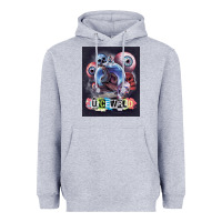 Heather Grey wrld legend of music rap Heavyweight Hoodie - linhVisuals