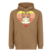 Toasted Coconut cute hamster design retro heart shape vintage t shirt Heavyweight Hoodie - linhVisuals