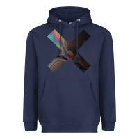 Navy the xx Heavyweight Hoodie - linhVisuals