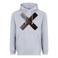 Heather Grey the xx Heavyweight Hoodie - linhVisuals