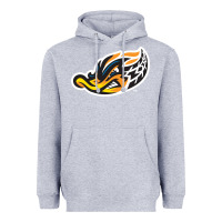 Heather Grey akron-rubber-ducks Heavyweight Hoodie - linhVisuals