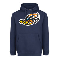 Navy akron-rubber-ducks Heavyweight Hoodie - linhVisuals
