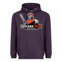 Plum indiana institute of technology warrior Heavyweight Hoodie - linhVisuals