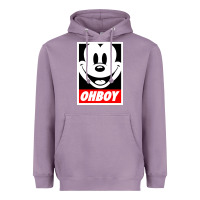 Lavender ohboy Heavyweight Hoodie - linhVisuals