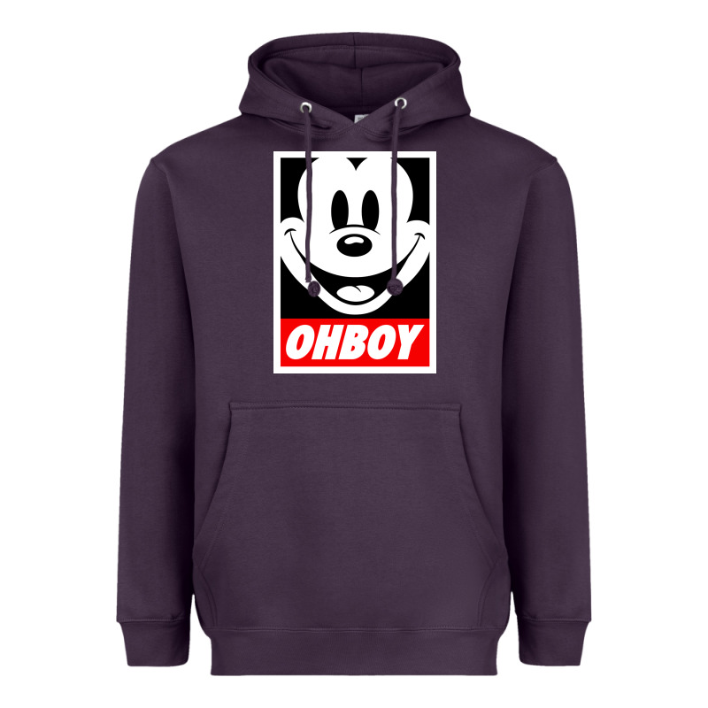 Ohboy Heavyweight Hoodie by linhVisuals | Teevron