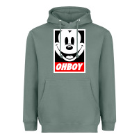 Sage ohboy Heavyweight Hoodie - linhVisuals