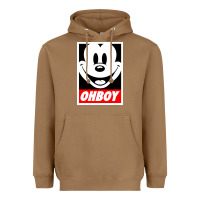 Toasted Coconut ohboy Heavyweight Hoodie - linhVisuals