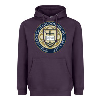 Plum university dame Heavyweight Hoodie - linhVisuals