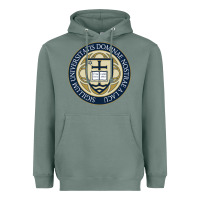 Sage university dame Heavyweight Hoodie - linhVisuals