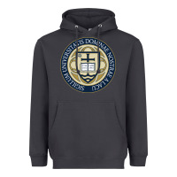 Smoke university dame Heavyweight Hoodie - linhVisuals