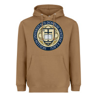 Toasted Coconut university dame Heavyweight Hoodie - linhVisuals