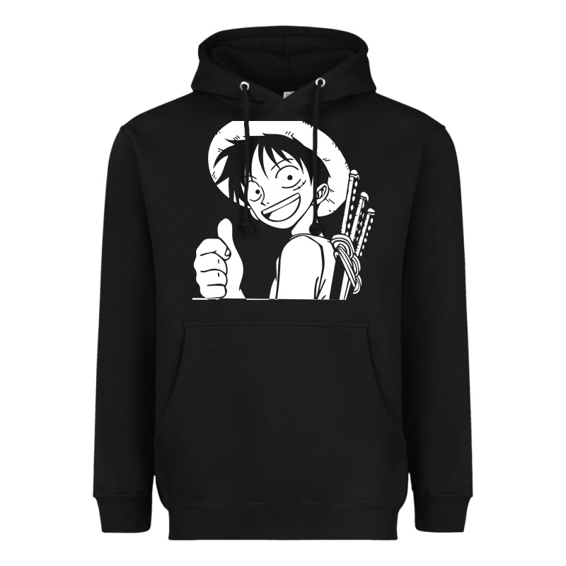 Luffy One Piece Heavyweight Hoodie by linhVisuals | Teevron