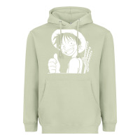 Matcha luffy one piece Heavyweight Hoodie - linhVisuals