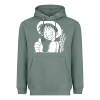 Sage luffy one piece Heavyweight Hoodie - linhVisuals