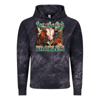 Cloud Black Somebody's Problem Bull Skull Vintage Hoodie - FaDigitalArtStudio