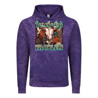 Cloud Purple Somebody's Problem Bull Skull Vintage Hoodie - FaDigitalArtStudio