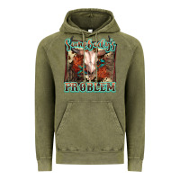 Vintage Olive Somebody's Problem Bull Skull Vintage Hoodie - FaDigitalArtStudio
