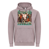 Vintage Zinc Somebody's Problem Bull Skull Vintage Hoodie - FaDigitalArtStudio