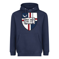 Navy university catholic Heavyweight Hoodie - linhVisuals