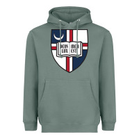 Sage university catholic Heavyweight Hoodie - linhVisuals