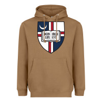 Toasted Coconut university catholic Heavyweight Hoodie - linhVisuals