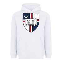 White university catholic Heavyweight Hoodie - linhVisuals