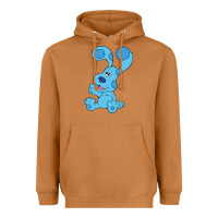 Meerkat blues clues on red sofa Heavyweight Hoodie - linhVisuals