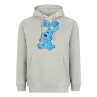 Moon Dust blues clues on red sofa Heavyweight Hoodie - linhVisuals