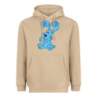 Mushroom blues clues on red sofa Heavyweight Hoodie - linhVisuals