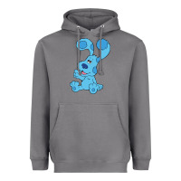 Storm blues clues on red sofa Heavyweight Hoodie - linhVisuals