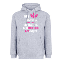 Heather Grey my mommy was amazing god made her an angel Heavyweight Hoodie - linhVisuals