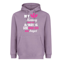 Lavender my mommy was amazing god made her an angel Heavyweight Hoodie - linhVisuals