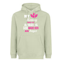 Matcha my mommy was amazing god made her an angel Heavyweight Hoodie - linhVisuals