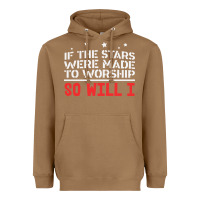 Toasted Coconut if the stars were to worship so will i Heavyweight Hoodie - linhVisuals