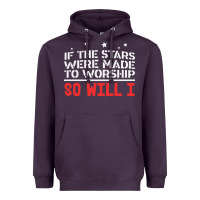 Plum if the stars were to worship so will i Heavyweight Hoodie - linhVisuals