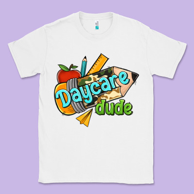 Daycare Dude Classic Tee Designed By Jasminsmagicworld