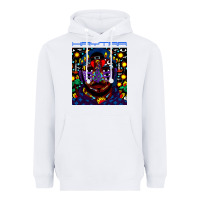 White kaytranada Heavyweight Hoodie - linhVisuals
