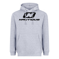 Heather Grey Nautique Boats Heavyweight Hoodie - linhVisuals