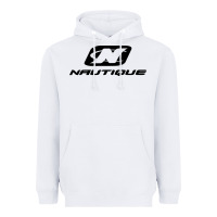 White Nautique Boats Heavyweight Hoodie - linhVisuals