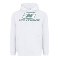 White Nautique Boats Heavyweight Hoodie - linhVisuals