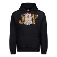 Black pomeranian christmas joy Urban Hoodie - RanaPortraitStore