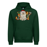 Forest Green pomeranian christmas joy Urban Hoodie - RanaPortraitStore