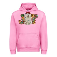 Fuchsia Pink pomeranian christmas joy Urban Hoodie - RanaPortraitStore