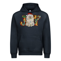 Navy pomeranian christmas joy Urban Hoodie - RanaPortraitStore