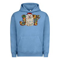 Pigment Pebble Blue pomeranian christmas joy Urban Hoodie - RanaPortraitStore