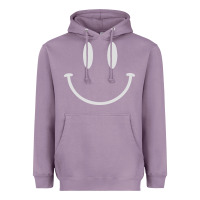 Lavender smily Heavyweight Hoodie - linhVisuals