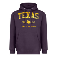 Plum texas Heavyweight Hoodie - linhVisuals